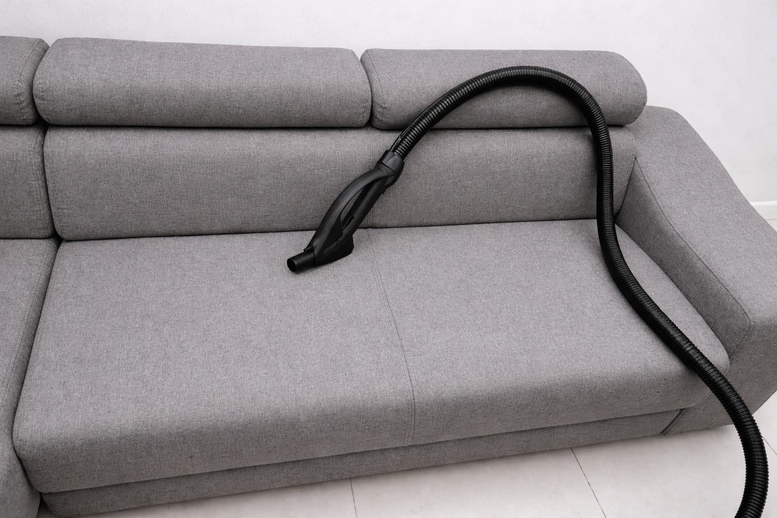 Canapé en tissu - Après